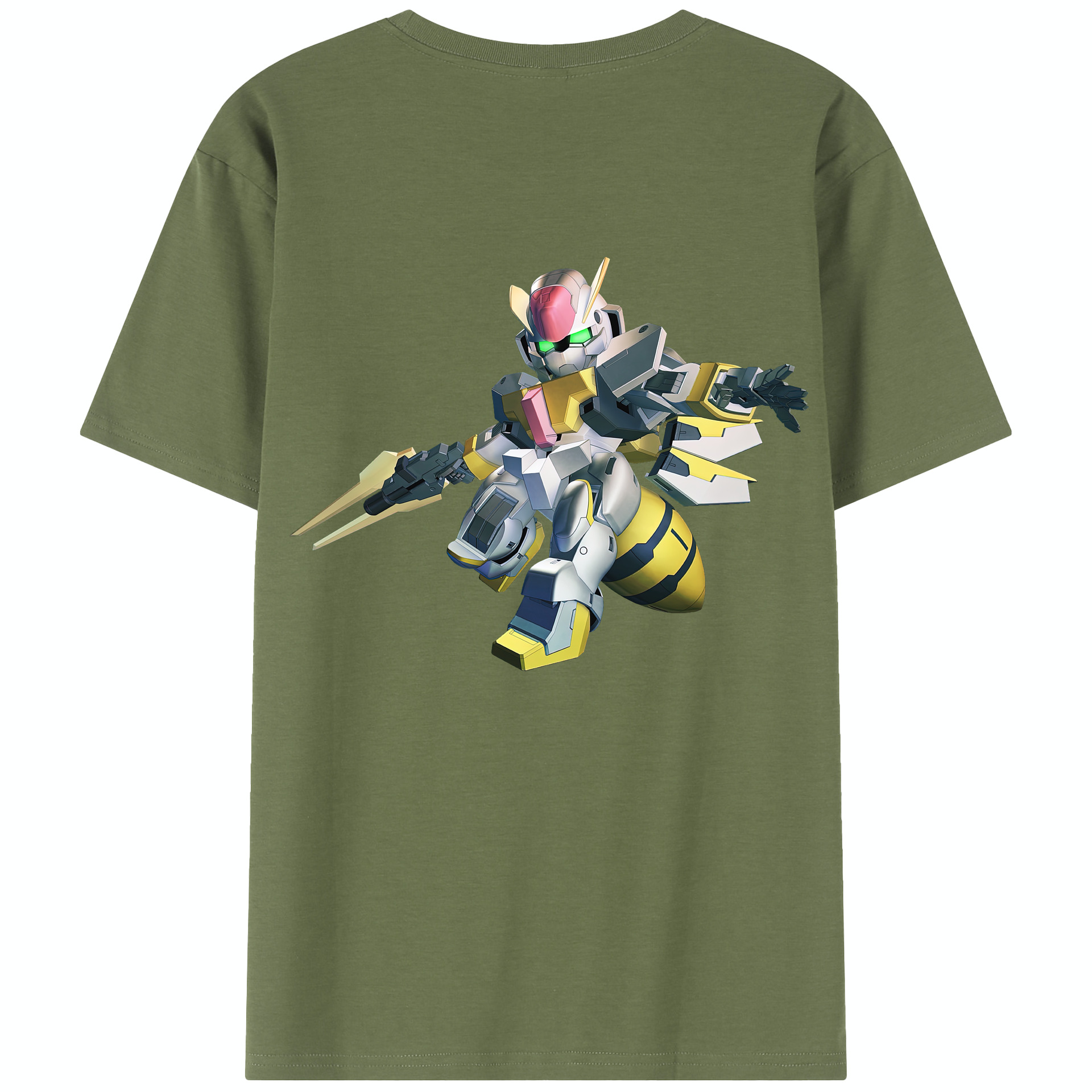 （画像用） 機動戦士ガンダム Mobile Suit Gundam 綿100％半袖Tシャツ（背面プリント）